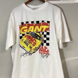 Harry Gant 90s Mac Tools Racing T-Shirt Vintage NASCAR Graphic Tee 86